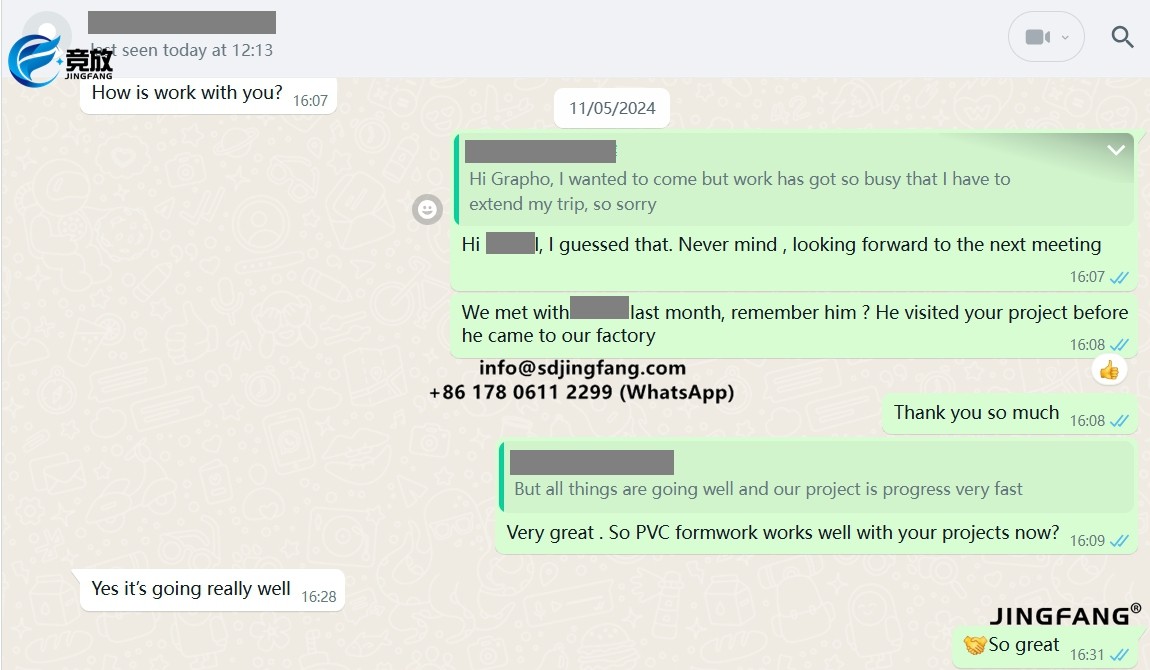 Encofrado de plástico UPVC (2)